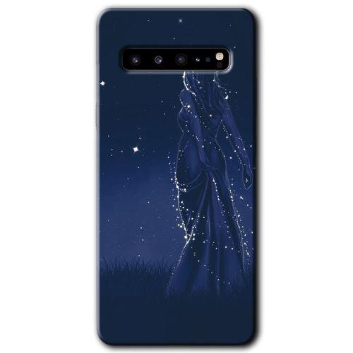 Potkal Hediye Fabrikası Samsung Galaxy S10 Plus Kılıf HD Desen Baskılı Arka Kapak - Gecenin Kraliçesi