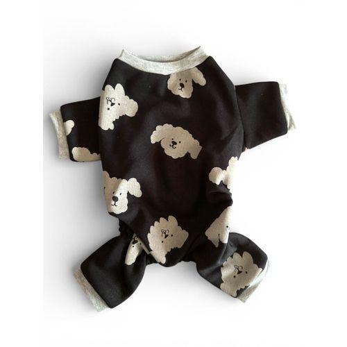 Doggy Doo Kedi Tulumu | Pamuklu Penye Kedi Kıyafeti | Küçük Irklar İçin | Tüy Dökülmesini Azaltır