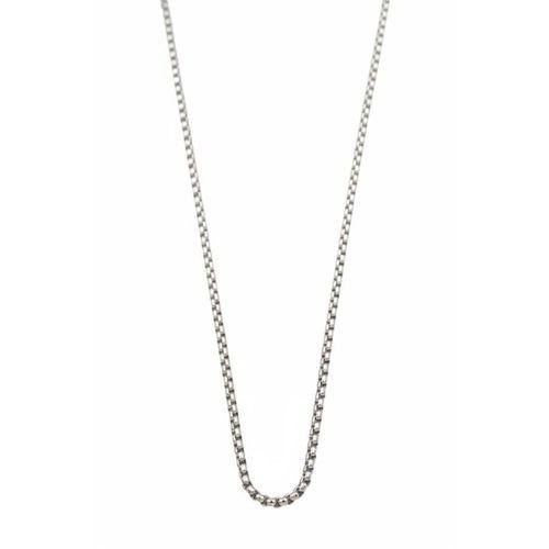 Yılan Zincir Kolye - 45 cm - Gümüş