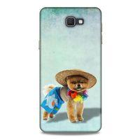 Samsung Galaxy J7 Prime Kılıf Köpek Kıyafetleri (16) Kalın Kılıf Pomeranian Şort
