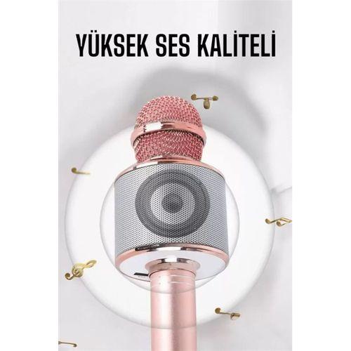 Taşınabilir Bluetooth Karaoke Mikrofon: Hafıza Kart Girişli, Etkileyici Performans