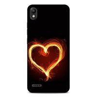 Lopard LG K20 2019 Uyumlu Kılıf FireX (24) Darbe Emici Kılıf Ateşli Kalp