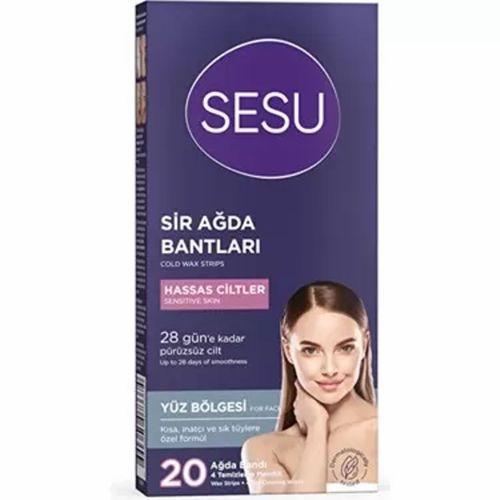 Sesu Bikini - Yüz için Ağda Bandı 20'li