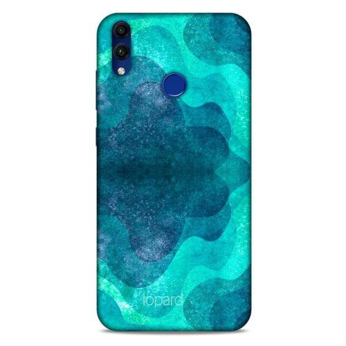 Huawei Honor 8C Kılıf Pastel Renkler (6) Silikon Kılıf Mavi Yeşil