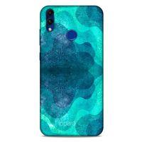 Huawei Honor 8C Kılıf Pastel Renkler (6) Silikon Kılıf Mavi Yeşil