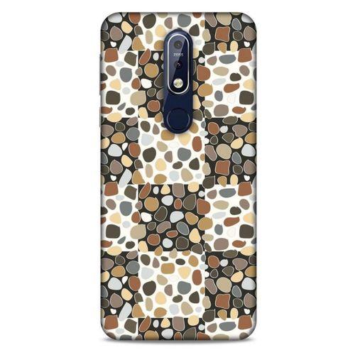 Nokia 7.1 Kılıf Baskılı Özel Seri Taşlı (26) Tpu Silikon Kılıf
