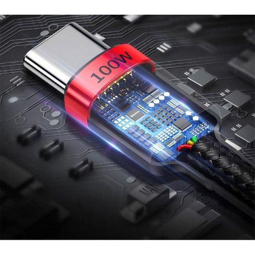 Baseus Cafule PD2.0 100W flash Şarj Usb Type-C Kablo (20V 5A) 2 Metre