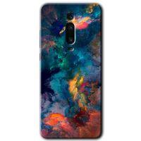 Xiaomi Mi 9T Kılıf Baskılı Arka Kapak - Color Storm +Tam Ekran Koruyucu