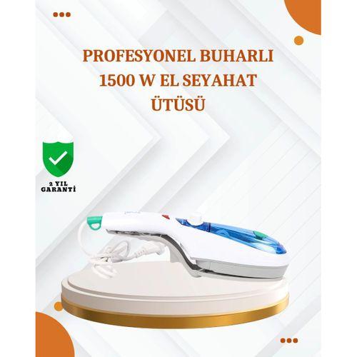 1500w Taşınabilir Buharlı Ütü | Tüm Kumaşlara Uygun, Aksesuar Setli, Kompakt Tasarım