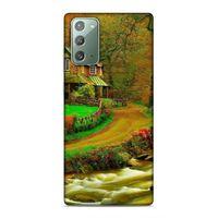 Samsung Galaxy Note 20 Uyumlu Kılıf Azarbaijan (48) Bumper Kılıf Orman Evi