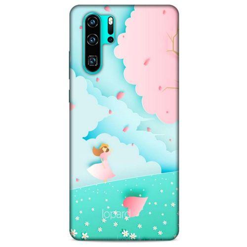 Huawei P30 Pro Kılıf Pastel Renkler (45) Liquid Air Kılıf Mavi Toz Pembe