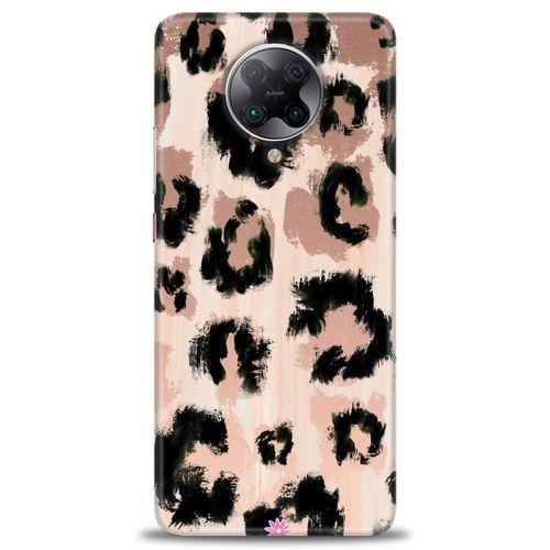 Xiaomi Redmi K30 Pro Kılıf HD Baskılı Kılıf - Leopar + Tam Ekran Koruyucu