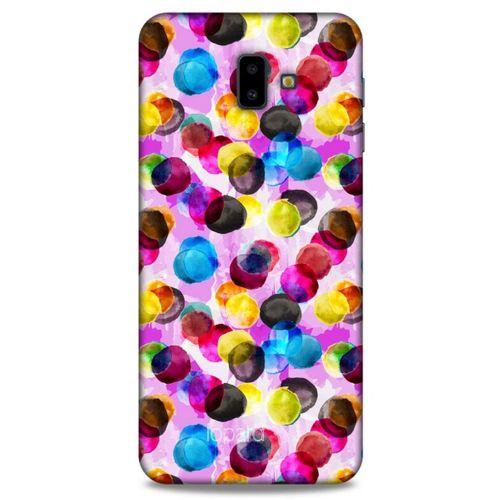 Samsung Galaxy J6 Plus Kılıf Pastel Renkler (42) Rugged Armor Kılıf Mor Pembe