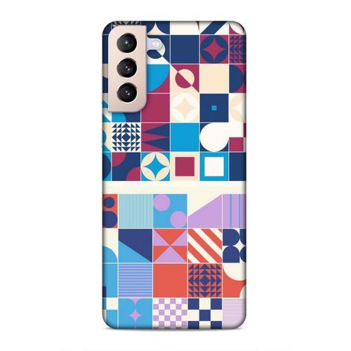 Samsung Galaxy S21 Plus Uyumlu Kılıf Insomnia (5) Koruma Kabı Lacivert Kırmızı