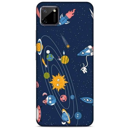 Realme C11 Uyumlu Kılıf Mavi Delisi (28) Arka Kapak Ufo