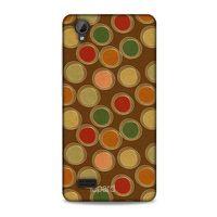 Vestel Venüs V5 Kılıf Pastel Renkler (43) Thin Fit Kılıf Kahve Yeşil