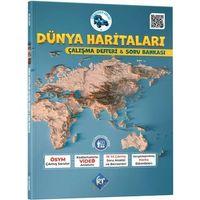 Coğrafyanın Kodları Dünya Haritaları Çalışma Defteri ve Soru Bankası KR Akademi