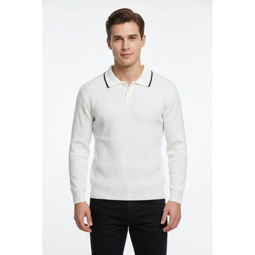 Erkek Spor Polo Yaka Mevsimlik Kazak BGL-ST05364