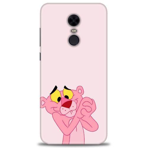 Xiaomi Redmi 5 Plus Kılıf HD Baskılı Kılıf - Pembe Panter + Tam Ekran Koruyucu