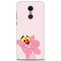 Xiaomi Redmi 5 Plus Kılıf HD Baskılı Kılıf - Pembe Panter + Tam Ekran Koruyucu