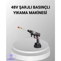 48v Kablosuz Yıkama Makinesi – 2 Pil, Köpük Tankı Ve Ayarlanabilir