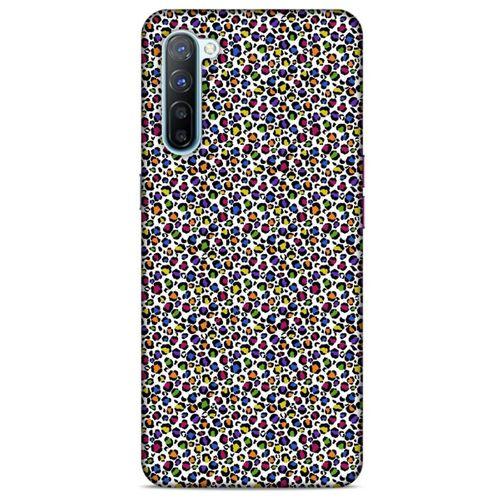 Animax Leopar Rengarenk Oppo Reno 3 Kılıf Desenli Silikon