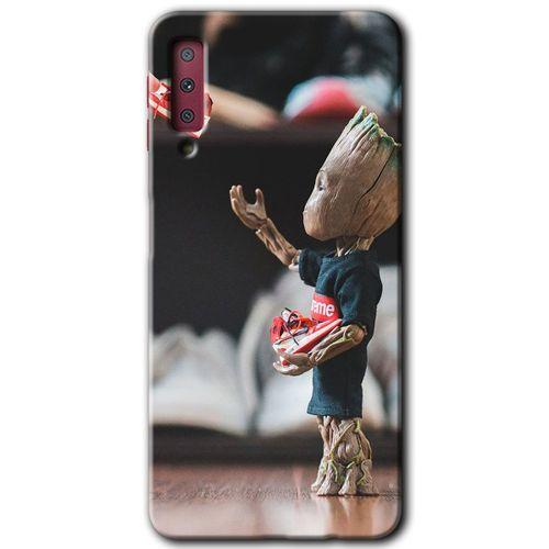 Potkal Hediye Fabrikası Samsung Galaxy A7 2018 Kılıf HD Desen Baskılı Arka Kapak - I am Groot