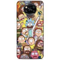 Xiaomi Redmi Poco X3 Uyumlu Kılıf Rick And Morty (34) Slim Armor Kılıf Manager Morty