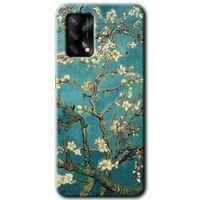 Oppo A54 Kılıf HD Desen Baskılı Arka Kapak - Almond Blossom + Kırılmaz Cam