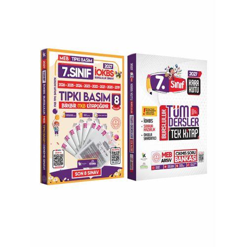 2027 7 Sınıf İOKBS PAKET 8li Tıpkı Basım/Tüm Dersler Tek Kitap Çözümlü Çıkmış Soru Bankası 2li Set