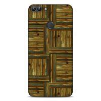 Lopard Huawei Psmart Uyumlu Kılıf Wood'X (47) Crystal Flex Kılıf Baskılı