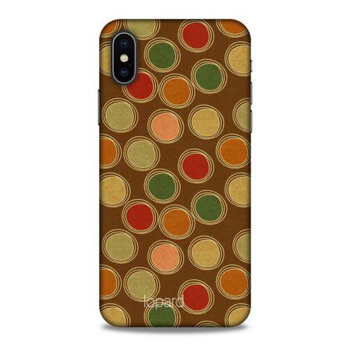 Apple Iphone X Kılıf Pastel Renkler (43) Thin Fit Kılıf Kahve Yeşil