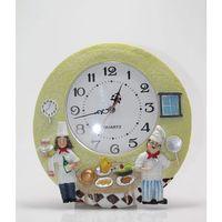 Duvara Asmalı Aşcı Tasarımlı Polyester Saat