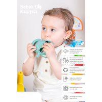 Koyu Yeşil Bebek Silikon Diş Kaşıyıcı
