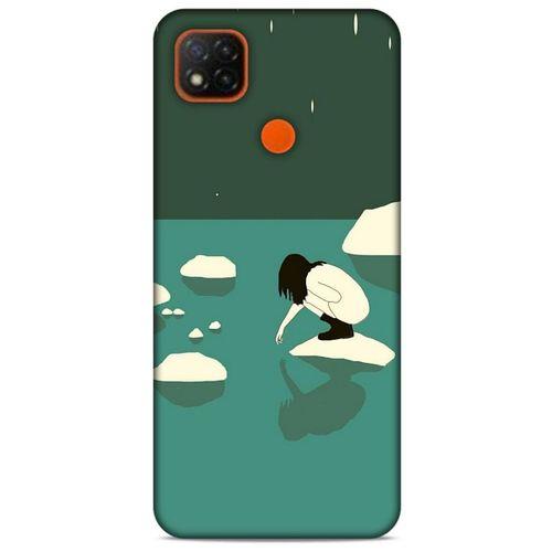 Xiaomi Redmi 9C Kılıf Depresyon (8) Baskılı Kılıf Siyah Kahverengi