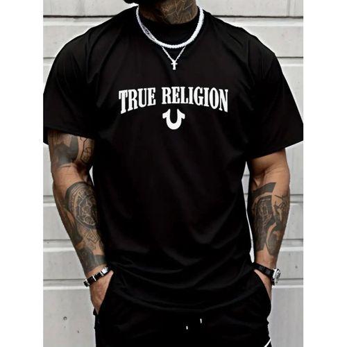 Erkek True Religion Baskılı Süprem T-shirt