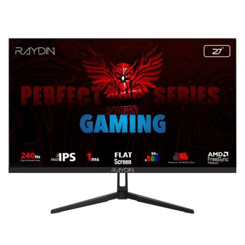 RAYDIN EC27DFI-240HZ, 27’’, 1ms, 240Hz, Full HD, HDMI, DP, IPS LED, Flat, Frameless, FreeSync Gaming Monitör