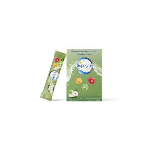 Supplyte Supplyte Elma Aromalı Elektrolit Tozu 12 Gr 8 Adet