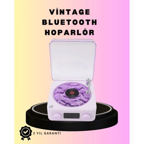 Bluetooth Retro Pikap Hoparlör – Projektörlü Gece Lambası