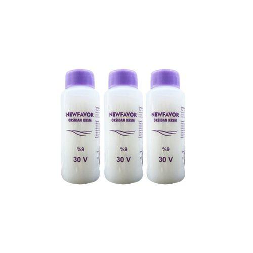 3 Adet Oksidan Krem Saç Boya Sıvısı 9'luk 30 volüme 60 ml