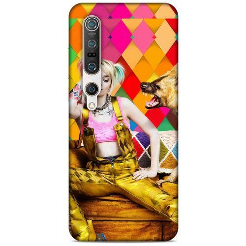 Xiaomi Mi 10 Pro Uyumlu Kılıf Harley Quinn (34) Slim Armor Kılıf Lavanta galibarda