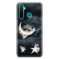 Oppo Realme 5 Pro Kılıf Yıldızlı Peri Arka Kapak Koruma Desenli Full Koruyucu
