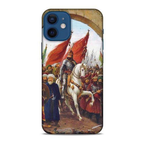 Apple iPhone 13 Mini Uyumlu Kılıf Ottoman (40) Fit Silikon Kılıf İstanbul'un Fethi