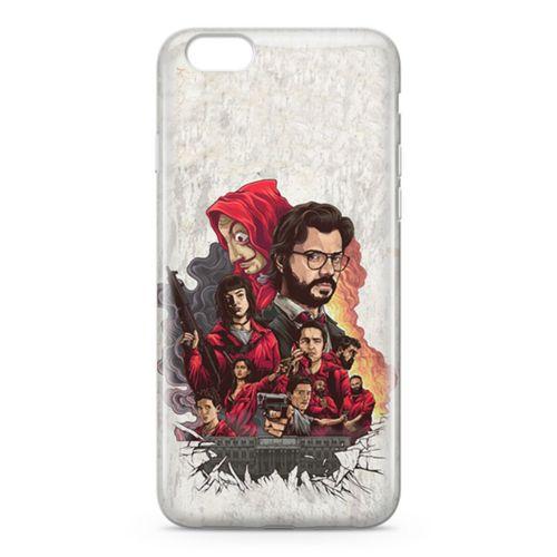 Apple iPhone 6 Plus - 6S Plus Kılıf La Casa De Papel Arka Kapak Koruma Desenli Full Koruyucu