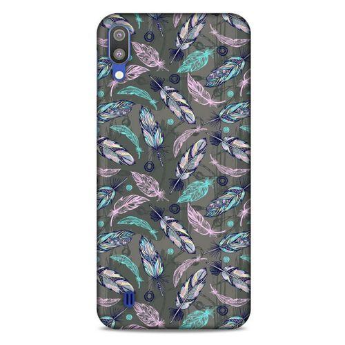 Samsung Galaxy M10 Kılıf Desenli Özel Seri Tüyler (6) Silikon Kılıf
