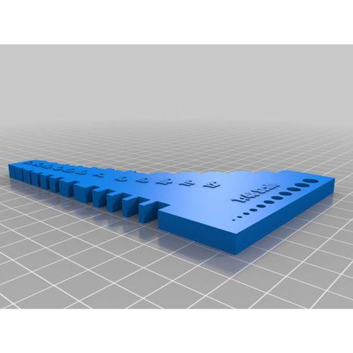 On30 Ölçek Ölçüm Çubuğu ve Ahşap Boyut Ölçer 3D Baskı (Bu ürün Sadece Plastik parçadır - Almadan Önce Soru Sorabilirsiniz)