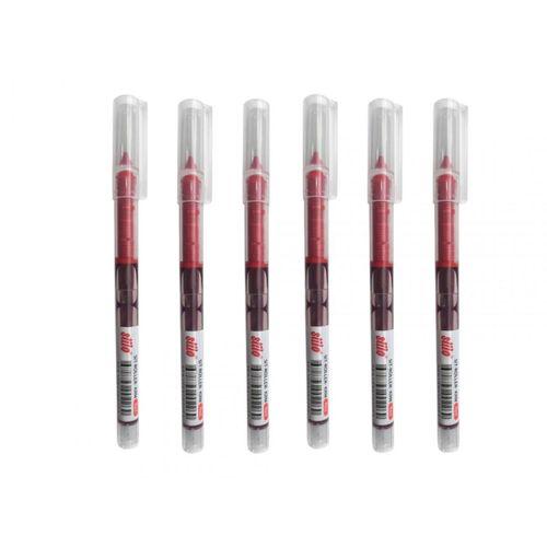 STİLO ROLLER KALEM 0.5 mm KIRMIZI ( 6 Adet )