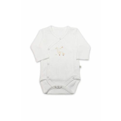 Kruvaze  Body Uzun Kol Welcome Baby Duck 17108 Sarı