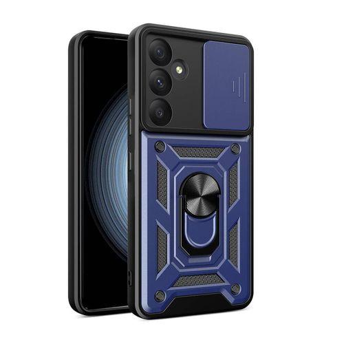 Galaxy A55 Kılıf Magnetik Standlı Kamera Korumalı Zore Sürgülü Vega Kapak