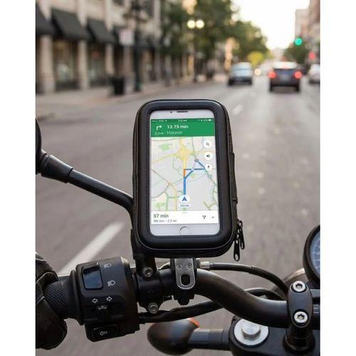 Su Geçirmez Motosiklet Bisiklet Telefon Tutucu 360 Derece Döner Gidon Telefon Standı